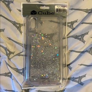 iPhone X max sparkly case